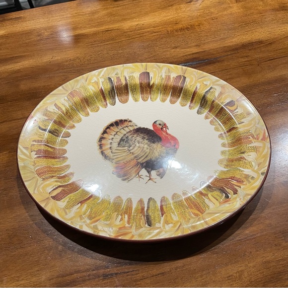 Ceramisia Turkey Platter Made in Italy - Picture 3 of 9